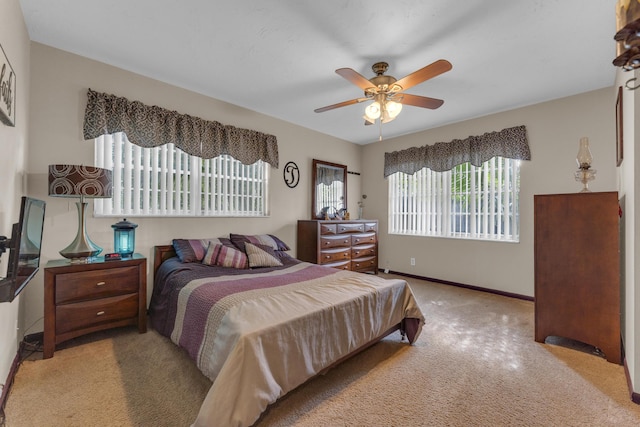 8858 SW 8th St, Boca Raton, FL 33433 - bedroom featuring carpet floors and ceiling fan
