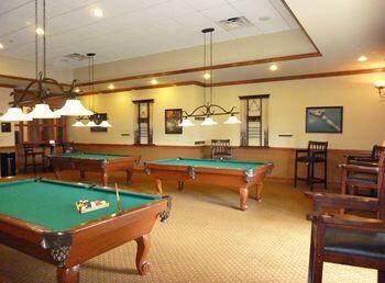 9466 Lantern Bay Cir, West Palm Beach, FL 33411 - playroom featuring billiards, recessed lighting, and carpet floors
