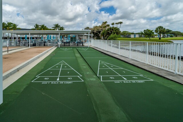 938 Normandy T 938, Delray Beach, FL 33484 - view of property's community with shuffleboard