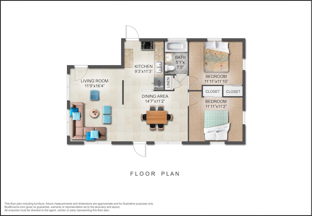4701 N Andrews Ave, Oakland Park, FL 33309 - home floor plan