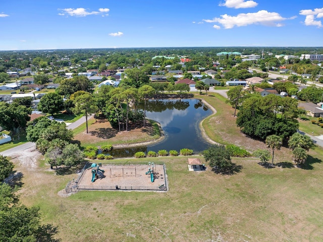 333 SE Dalva Ave, Port Saint Lucie, FL 34984 - aerial perspective of suburban area with a nearby body of water