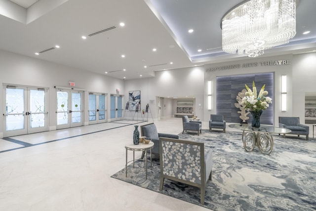 6067 Kings Gate Cir, Delray Beach, FL 33484 - common area featuring recessed lighting