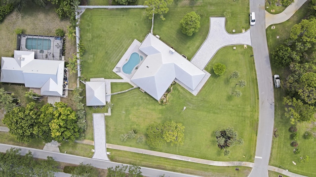 386 NE Ficus Ter, Jensen Beach, FL 34957 - aerial view of property's location featuring a pool