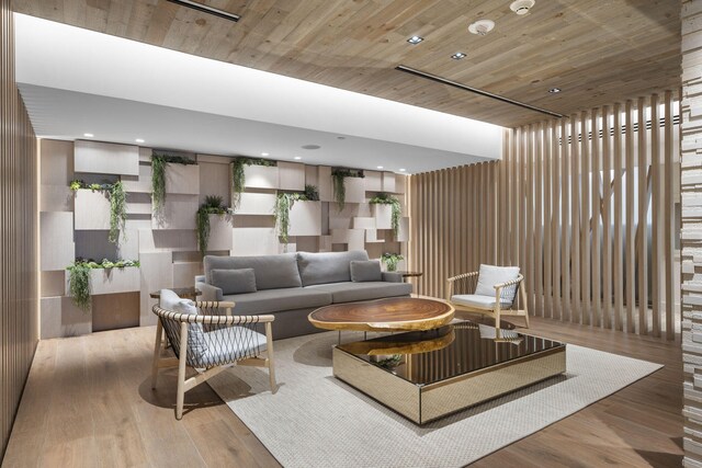 2301 Collins Ave Unit 1239, Miami Beach, FL 33139 - community lobby with wooden ceiling