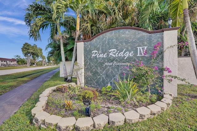 3561 Tall Pine Way Unit B-1, Greenacres, FL 33463 - view of community sign