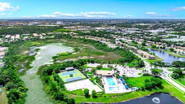 1855 SW Jamesport Dr, Port Saint Lucie, FL 34953 - view of property location featuring a nearby body of water and a pool area