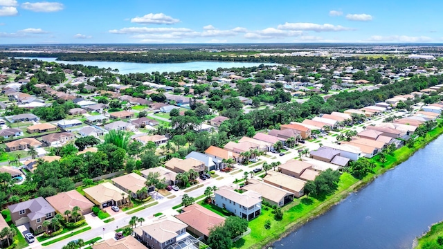1855 SW Jamesport Dr, Port Saint Lucie, FL 34953 - aerial view of residential area with a nearby body of water