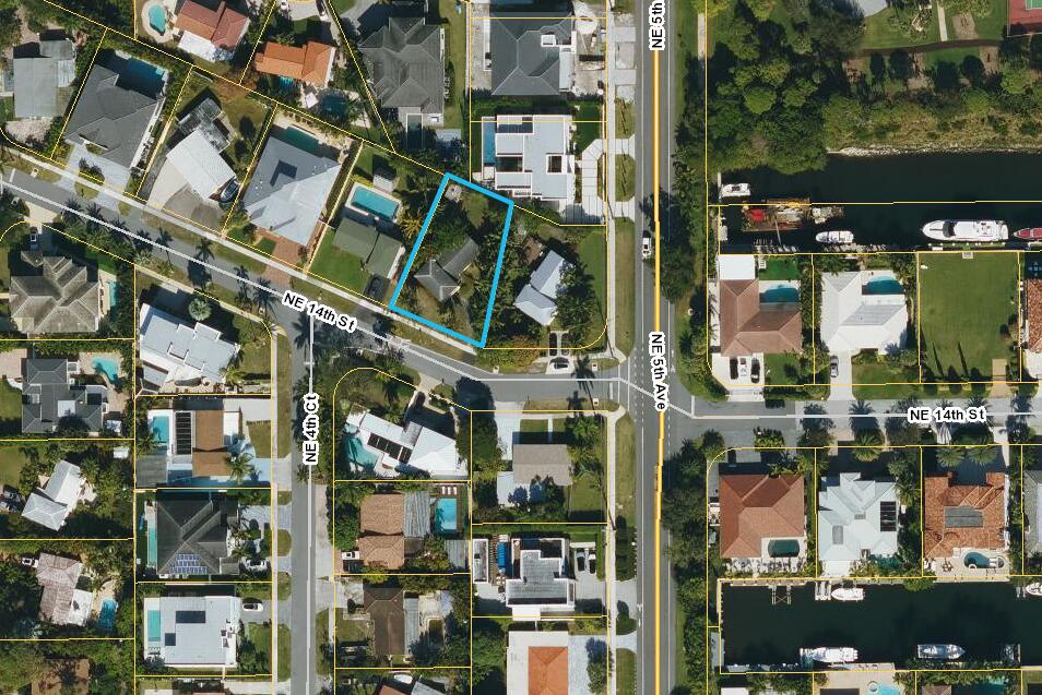 475 NE 14th St, Boca Raton, FL 33432 - aerial view of property's location