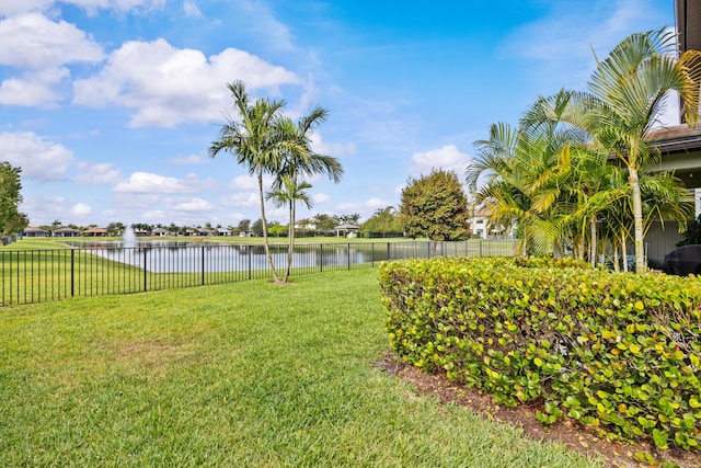 4515 San Fratello Cir, Lake Worth, FL 33467 - view of yard featuring a water view