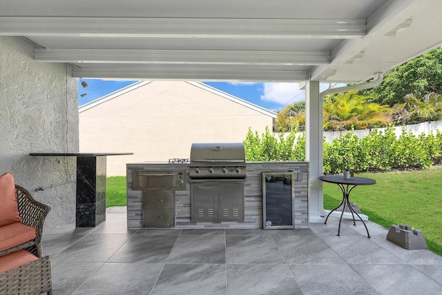 18905 Cloud Lake Cir, Boca Raton, FL 33496 - view of patio / terrace featuring beverage cooler
