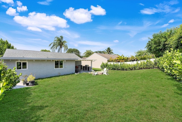 18905 Cloud Lake Cir, Boca Raton, FL 33496 - view of yard featuring a patio area