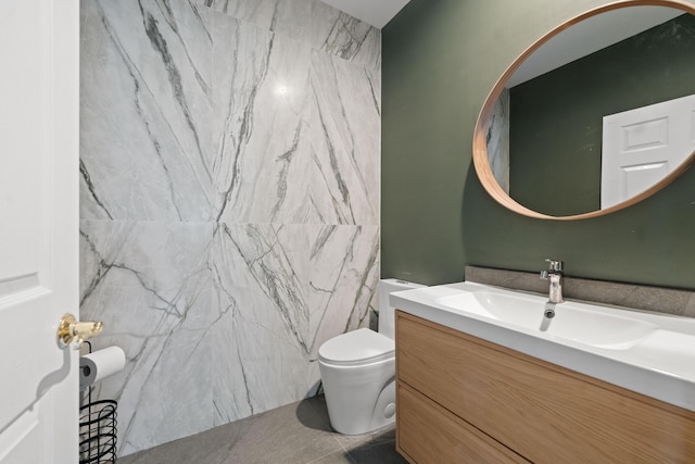 4474 Foxtail Ln, Weston, FL 33331 - full bath with vanity, toilet, a shower, and tile patterned floors
