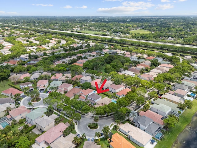 4474 Foxtail Ln, Weston, FL 33331 - aerial view of property's location with nearby suburban area