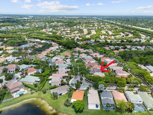 4474 Foxtail Ln, Weston, FL 33331 - aerial view of property's location with nearby suburban area and a nearby body of water