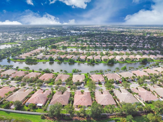 10453 SW Stratton Dr, Port Saint Lucie, FL 34987 - aerial overview of property's location with nearby suburban area and a large body of water