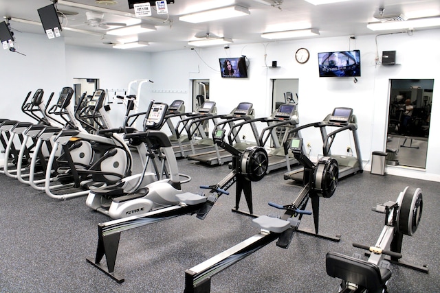 3301 Aruba Way Unit A1, Coconut Creek, FL 33066 - view of exercise room