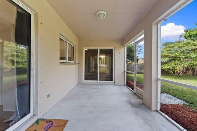5609 Sunset Blvd, Fort Pierce, FL 34982 - view of unfurnished sunroom