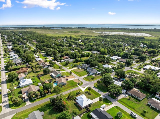 5609 Sunset Blvd, Fort Pierce, FL 34982 - aerial view of residential area featuring a nearby body of water