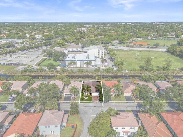 2540 NW 80th Ave, Margate, FL 33063 - aerial overview of property's location featuring nearby suburban area and property boundaries highlighted