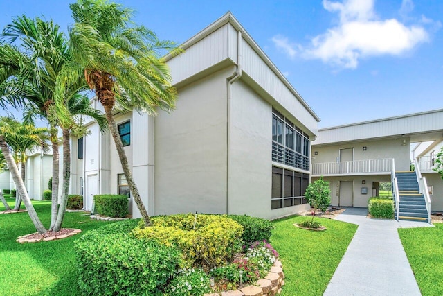 35 Capri A Unit A, Delray Beach, FL 33484 - view of property featuring stairs