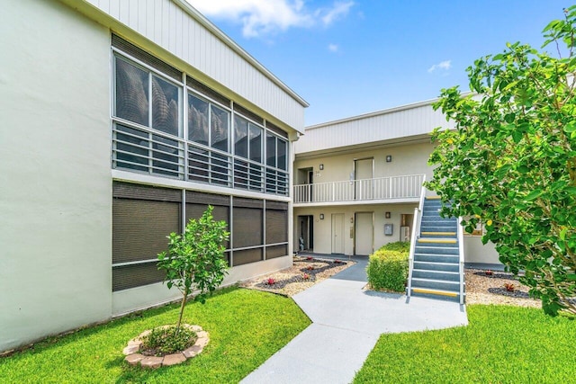 35 Capri A Unit A, Delray Beach, FL 33484 - view of property with stairway