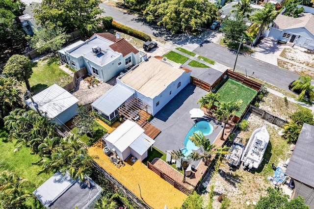 722 Valley Forge Rd, West Palm Beach, FL 33405 - aerial view of a pool