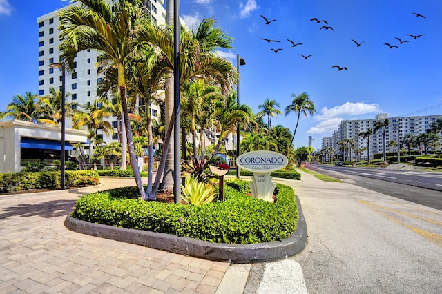 3400 S Ocean Blvd Unit 4H, Highland Beach, FL 33487 - community / neighborhood sign featuring curved driveway