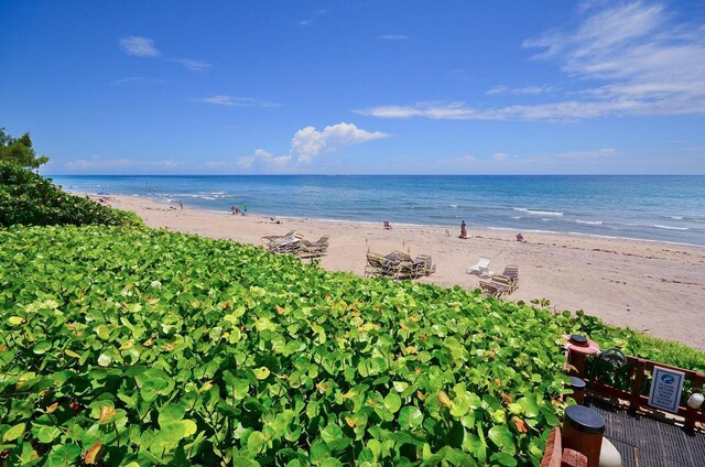 3400 S Ocean Blvd Unit 4H, Highland Beach, FL 33487 - water view with local beach