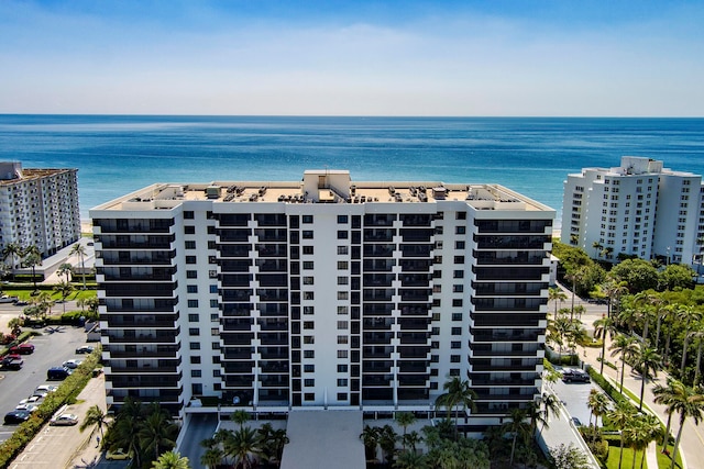 3400 S Ocean Blvd Unit 4H, Highland Beach, FL 33487 - view of apartment building / complex with a water view