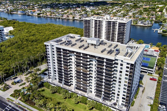 3400 S Ocean Blvd Unit 4H, Highland Beach, FL 33487 - drone / aerial view of a nearby body of water