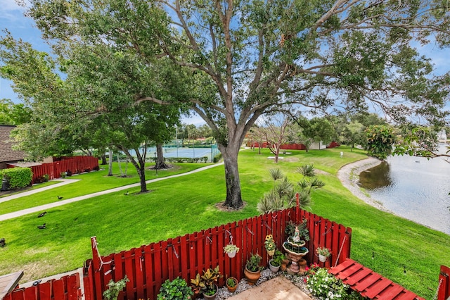 2883 SW 22nd Cir E Unit 51A, Delray Beach, FL 33445 - view of yard with a water view