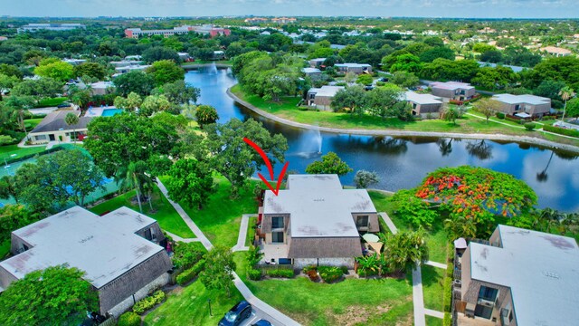 2883 SW 22nd Cir E Unit 51A, Delray Beach, FL 33445 - aerial perspective of suburban area with a large body of water