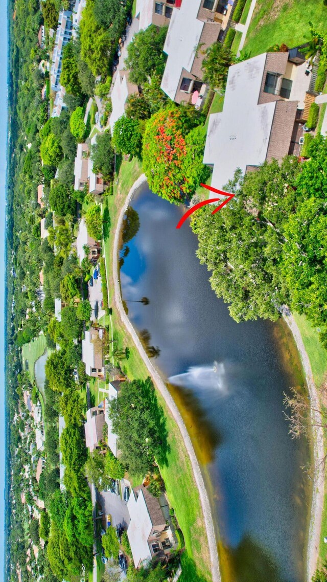 2883 SW 22nd Cir E Unit 51A, Delray Beach, FL 33445 - aerial overview of property's location featuring a nearby body of water and nearby suburban area