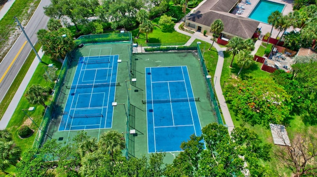 2883 SW 22nd Cir E Unit 51A, Delray Beach, FL 33445 - bird's eye view of a pool area