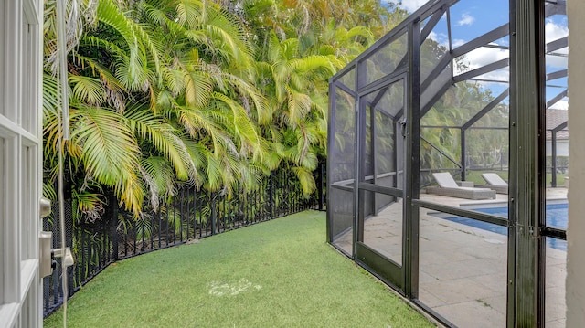 7245 Montrico Dr, Boca Raton, FL 33433 - view of unfurnished sunroom