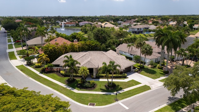 7245 Montrico Dr, Boca Raton, FL 33433 - aerial perspective of suburban area featuring a large body of water