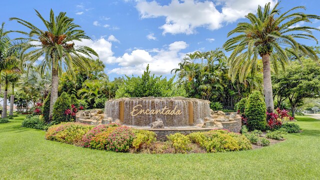 7245 Montrico Dr, Boca Raton, FL 33433 - community sign featuring a lawn