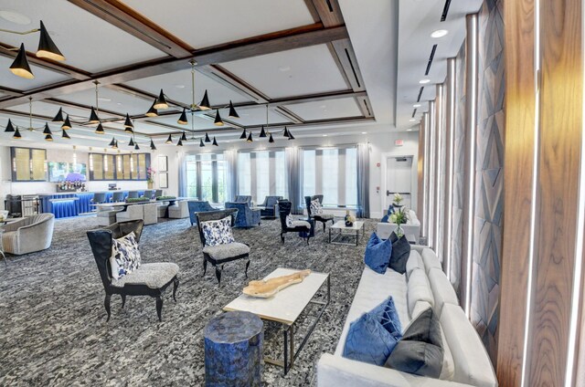 17112 Aquavera Way, Boca Raton, FL 33496 - building lobby featuring coffered ceiling