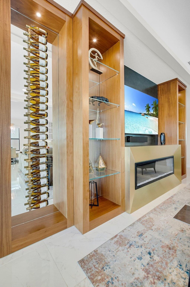 17112 Aquavera Way, Boca Raton, FL 33496 - wine room with marble finish flooring