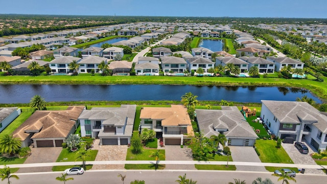17112 Aquavera Way, Boca Raton, FL 33496 - aerial view of residential area with a nearby body of water