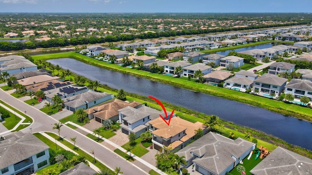 17112 Aquavera Way, Boca Raton, FL 33496 - aerial perspective of suburban area featuring a large body of water