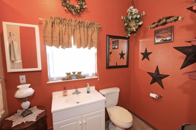 4811 Seagrape Dr, Fort Pierce, FL 34982 - bathroom featuring toilet and vanity