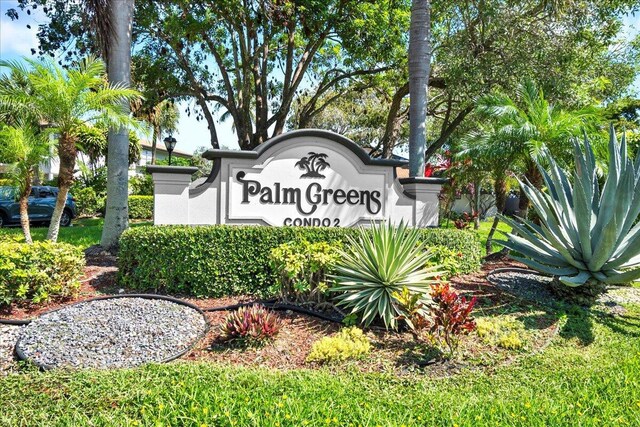 13921 Royal Palm Ct Unit D, Delray Beach, FL 33484 - view of community sign