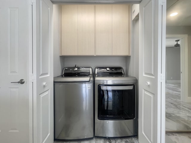 6503 Geminata Oak Ct, Palm Beach Gardens, FL 33410 - washroom with cabinet space and independent washer and dryer
