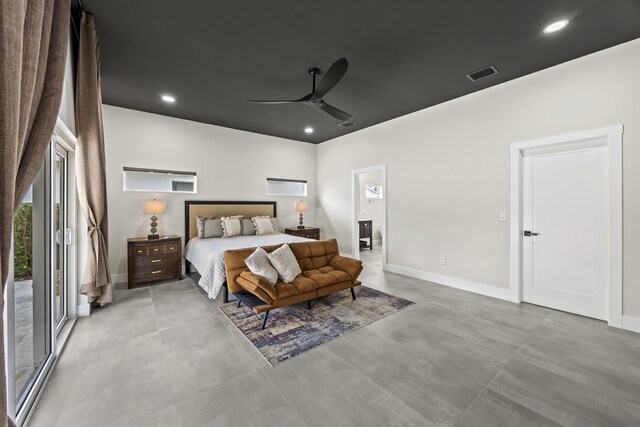 7802 Martin Ave, West Palm Beach, FL 33405 - kitchen with dark cabinets, wall chimney range hood, stainless steel appliances, baseboards, and recessed lighting