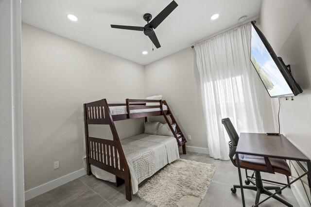 7802 Martin Ave, West Palm Beach, FL 33405 - bedroom with a closet, recessed lighting, and baseboards