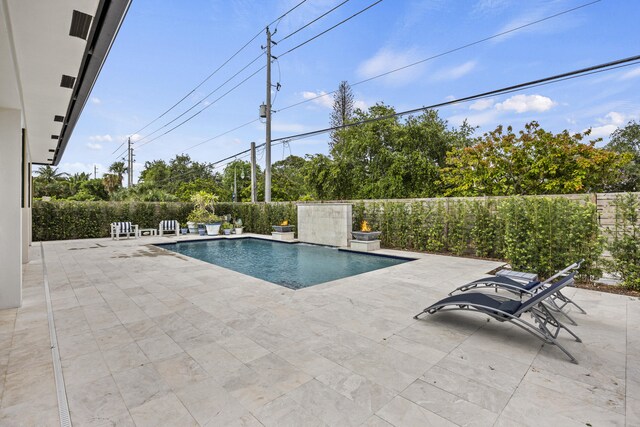 7802 Martin Ave, West Palm Beach, FL 33405 - view of pool featuring a patio area and a fenced backyard