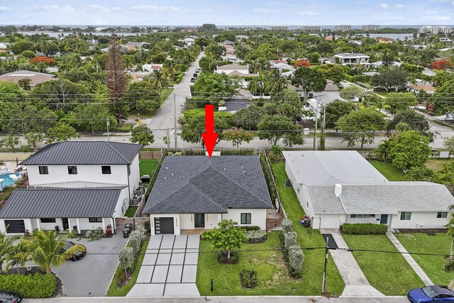 7802 Martin Ave, West Palm Beach, FL 33405 - rear view of property featuring ceiling fan, a patio, and stucco siding