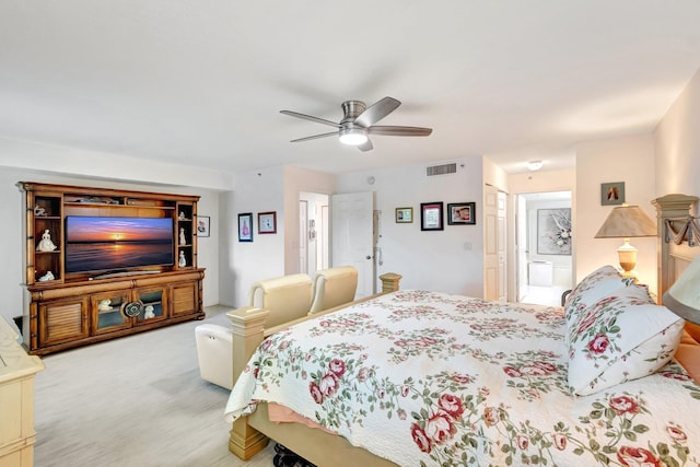 5746 Crystal Shores Dr Unit 206, Boynton Beach, FL 33437 - bedroom featuring a ceiling fan