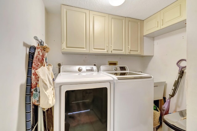 5746 Crystal Shores Dr Unit 206, Boynton Beach, FL 33437 - laundry room featuring washing machine and dryer and cabinet space